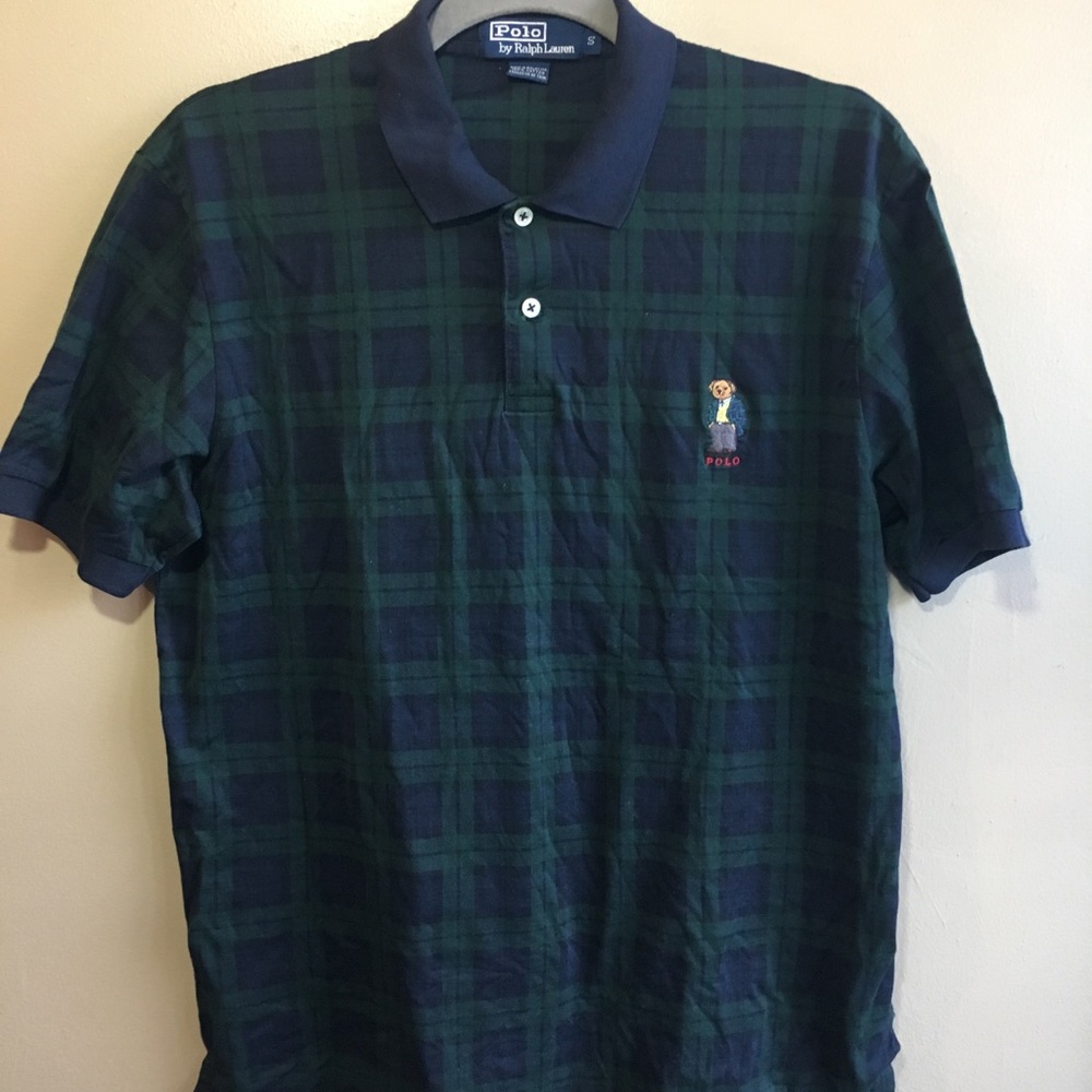 Vintage polo shirt with the bear